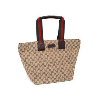 グッチ GUCCI バッグ コピー トートバッグ 131231 F4F5R 9791 キャンバス SIGNATURE WEB シグネチャー ウェブ ベージュ/ブラウン/グリーン/レッド/グリーン